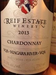 Reif Estate Winery Chardonnay  2014